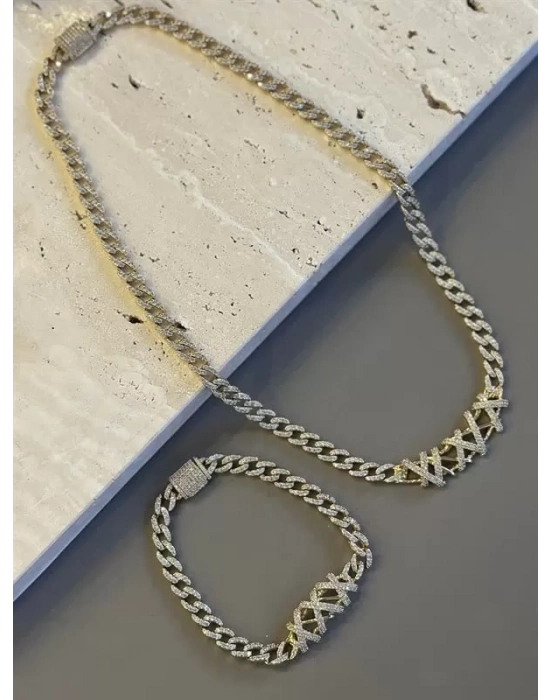Xuping Gurmet Set  Kolye - Altın