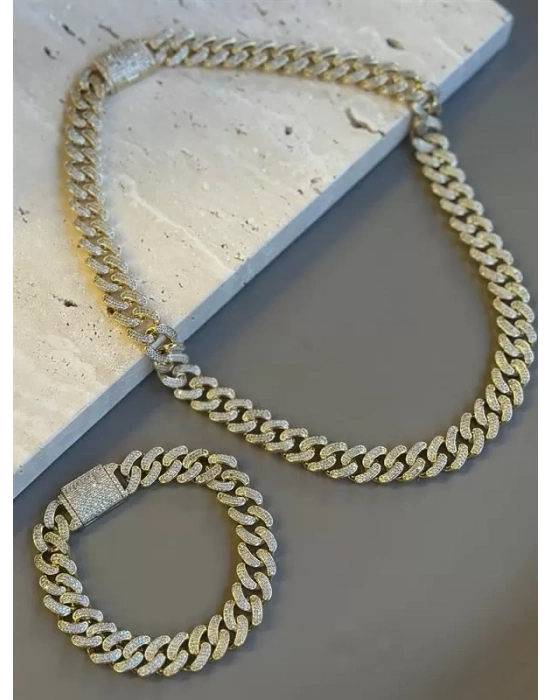 Xuping Gurmet Set  Kolye - Altın