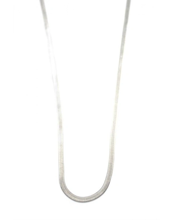 Xuping İtalyan Zincir Kolye-60cm - Gümüş