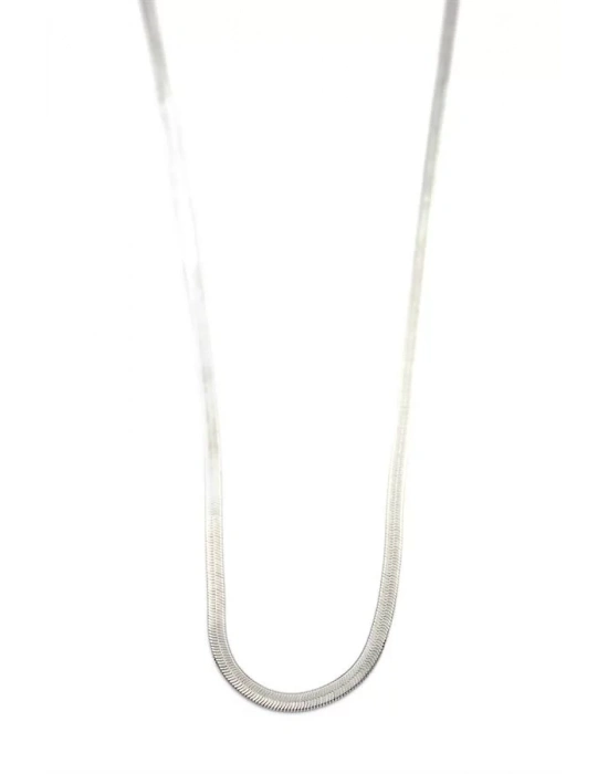 Xuping İtalyan Zincir Kolye-60cm - Gümüş