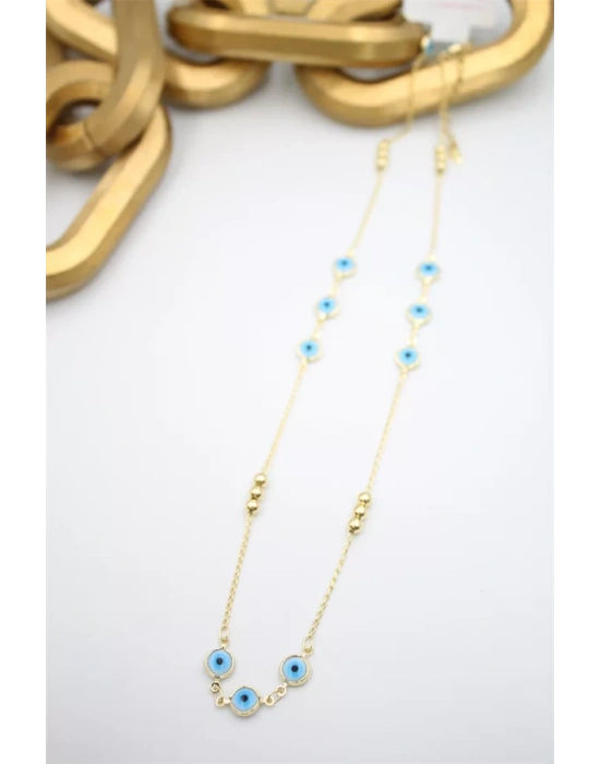 Xuping Nazar Kolye - 50 cm - Altın