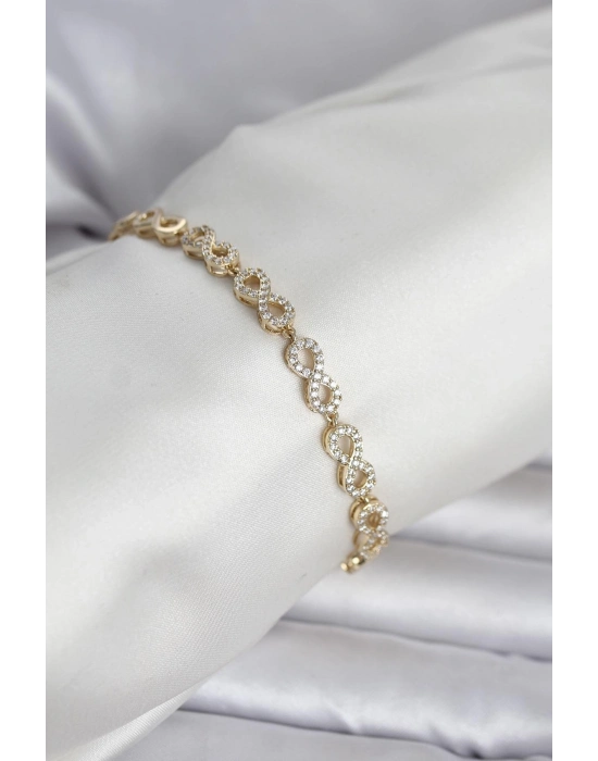 Xuping Zirkon Taşlı Sonsuzluk Model Kadın Bileklik