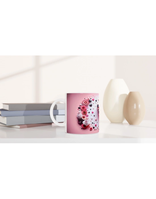 Y Harfi Göz Alıcı Tasarımlı Kupa Bardak