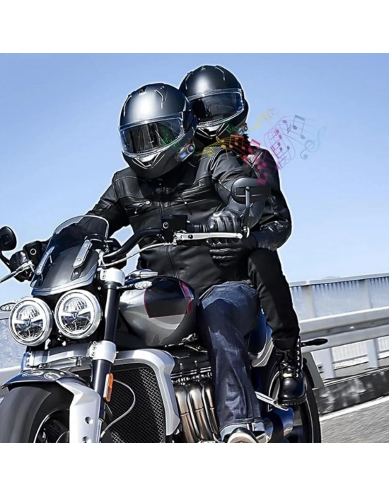 ®  Y20 Motorsikletler İçin Kablosuz Bluetooth Kulaklıklı – Suya Dayanıklı, Uzun Ömürlü Batarya, Gürültü Engelleme Özellikli Kask Kulaklığı