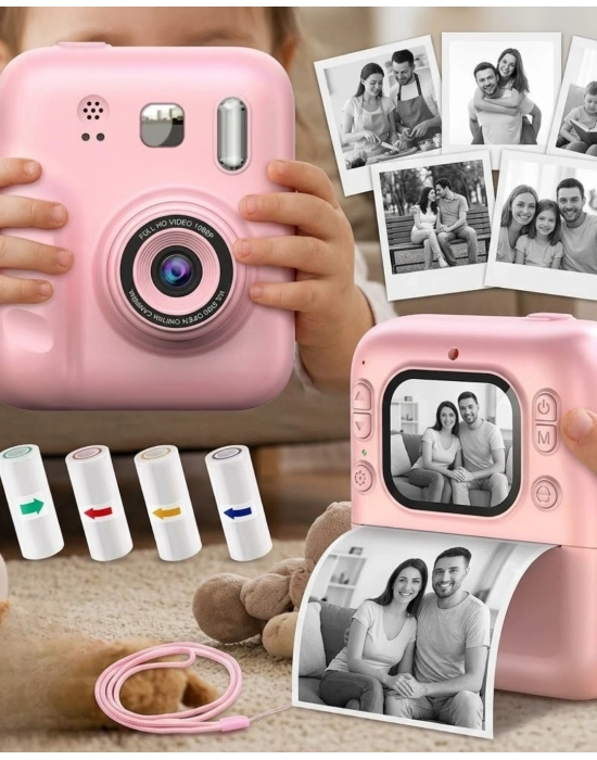 Y300H PRİNTER KAMERA PEMBE