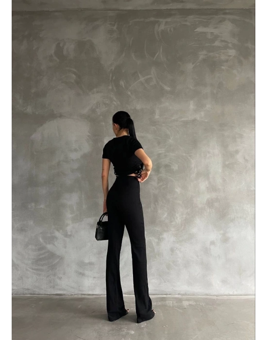 Yanları tüneli takım siyah s3161