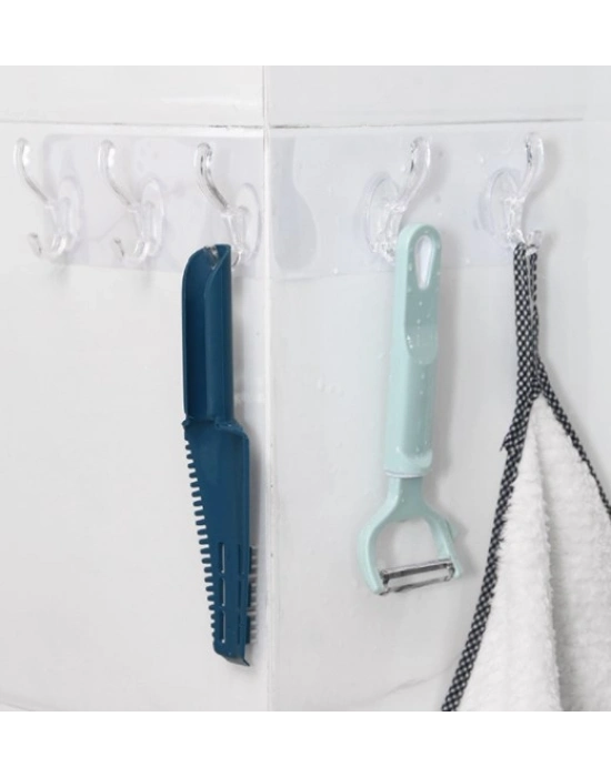 Yapışkanlı 5 Kancalı Askı