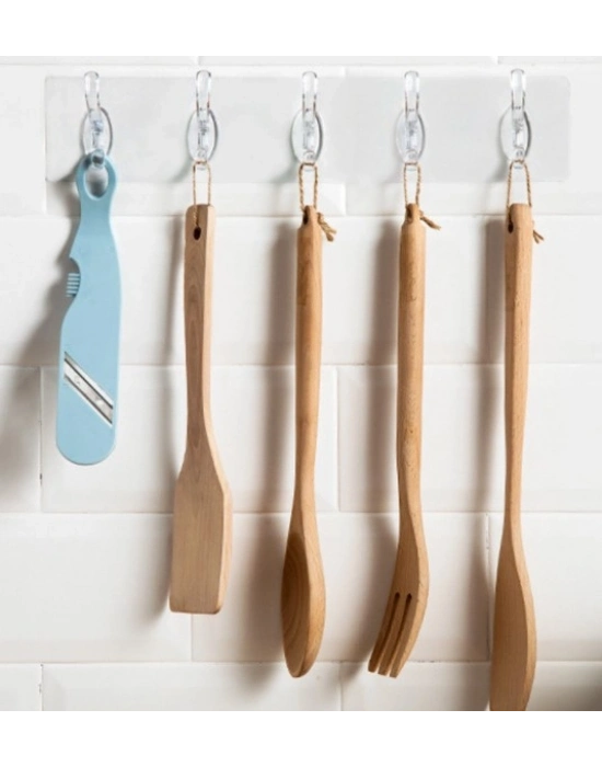 Yapışkanlı 5 Kancalı Askı