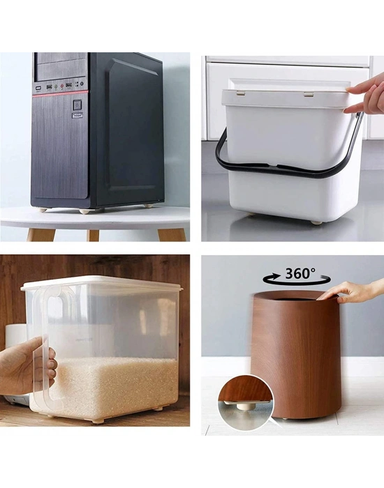 Yapışkanlı Eşya Kaydırma Bilyeleri - Kolay Taşıma Aparatı 4 Adet