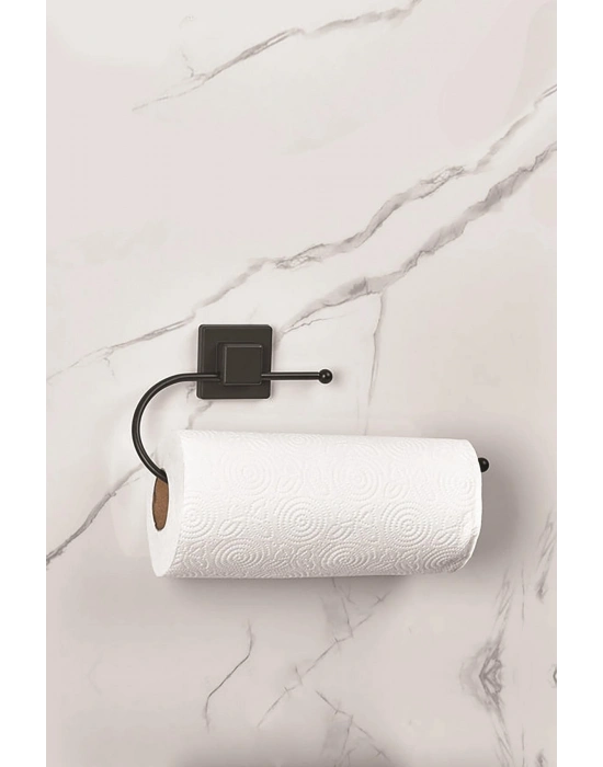 Yapışkanlı Kare Başlıklı Siyah Kağıt Havluluk