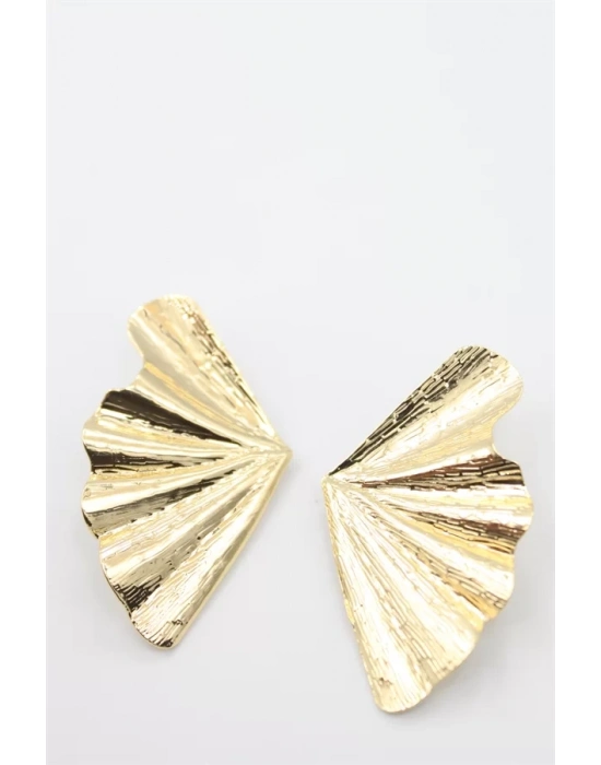 Yaprak Küpe - Altın