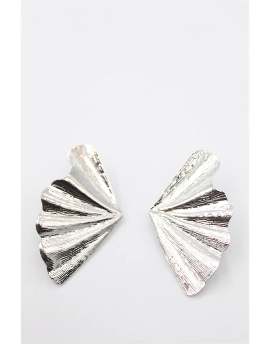 Yaprak Küpe - Gümüş