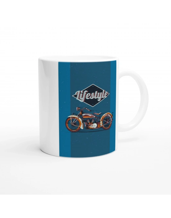 Yaşam Tarzı – Lifestyle Vintage Motosiklet Temalı Kupa Bardak