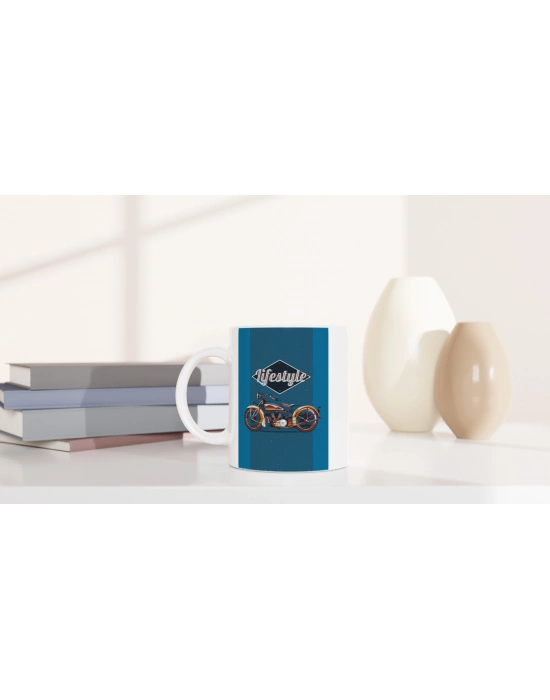 Yaşam Tarzı – Lifestyle Vintage Motosiklet Temalı Kupa Bardak