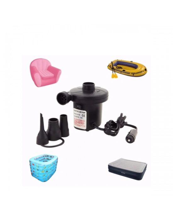 Yatak Şişirme Havuz Şişirme - Boşaltma Pompası Araç Şarj 12v