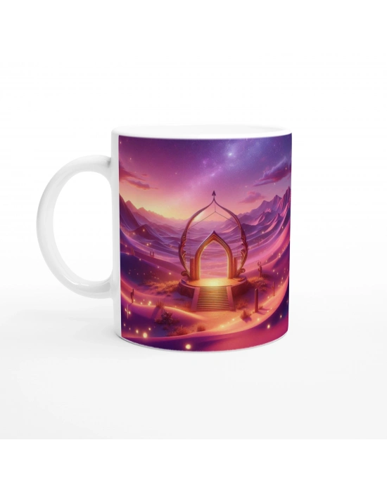 Yay Burcu Baskılı Kahve Kupası - Elementsel Doğa Krallığı Temalı Vs1