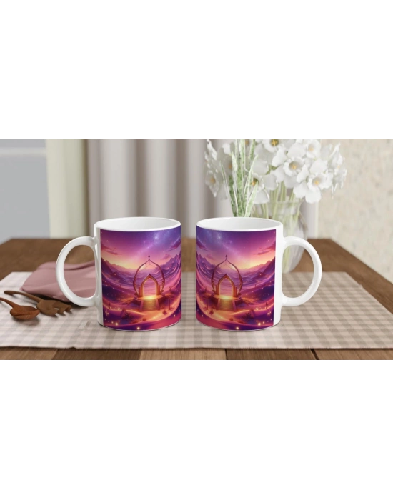 Yay Burcu Baskılı Kahve Kupası - Elementsel Doğa Krallığı Temalı Vs1