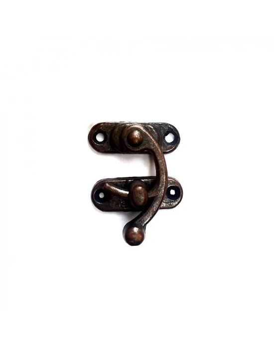 Yay Gözü, Ahşap Kutu Klipsi - Minik 20x24 Mm, Antik, 100 Adet