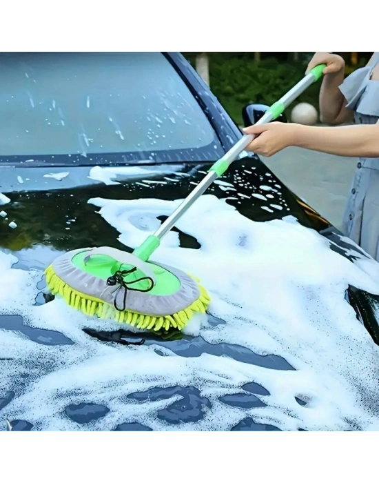 ®  Yedek Mikrofiber Bezli Oto Yıkama Mop Seti