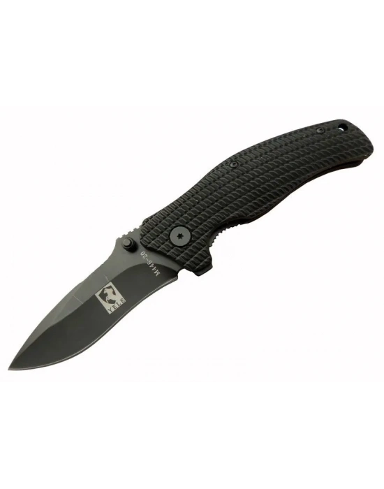 Yele M446 Siyah Kamp Çakı 20cm - Yarı Otomatik, Kemerlikli