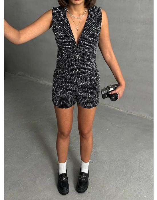 Yelekli şort takım