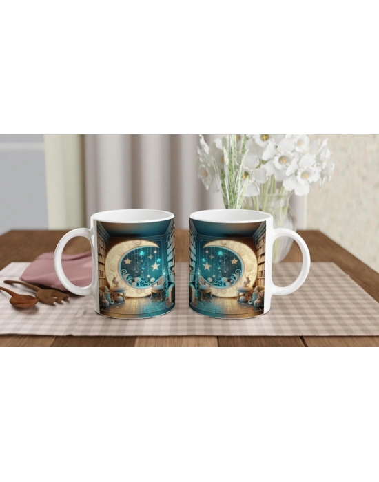 Yengeç Burcu Baskılı Kahve Kupası - Zodyak Kütüpanesi Vs4