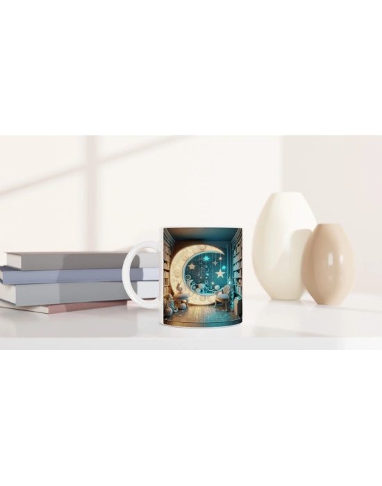 Yengeç Burcu Baskılı Kahve Kupası - Zodyak Kütüpanesi Vs4