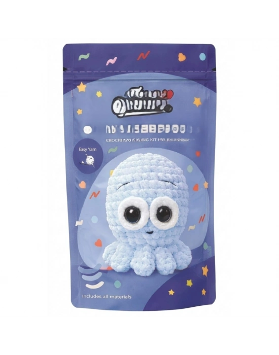 Yeni Başlayanlar İçin Ahtapot Amigurumi Örgü Kiti