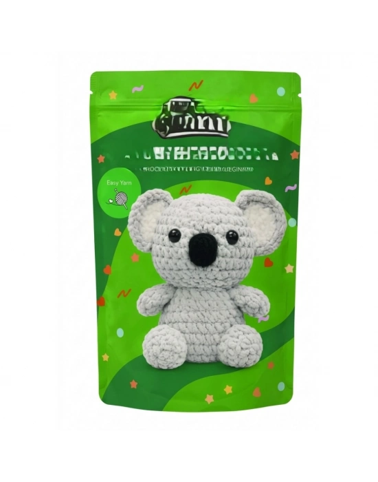 Yeni Başlayanlar İçin Koala Amigurumi Örgü Kiti