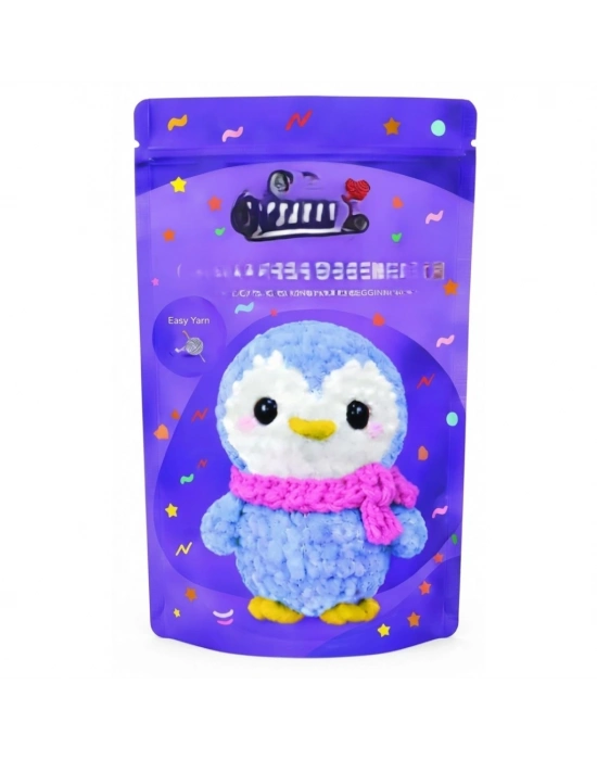 Yeni Başlayanlar İçin Penguen Amigurumi Örgü Kiti