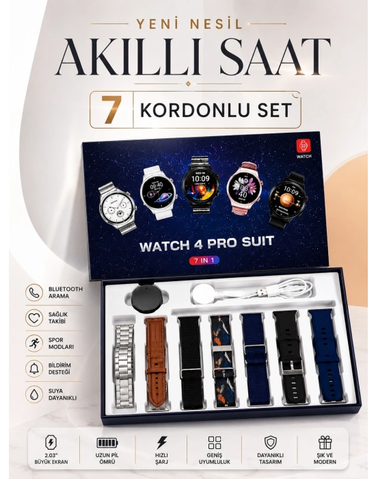 Yeni Model Akıllı Saat Bluetooth Bağlantılı NFC ve GPS Uyumlu