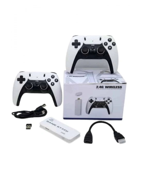 ® yeni nesil 3D 4K 2000 Oyunlu Game Stick Oyun Konsolu Çift Konsol