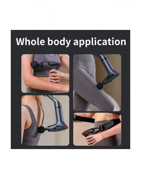 ® Yeni Nesil Profesyonel Lcd Göstergeli Şarjlı Tüm Vucut Masaj Tabancası