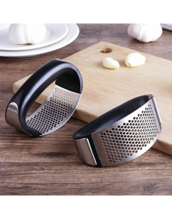 ®  Yeni Sarımsak Ezici Paslanmaz Çelik Garlic Press