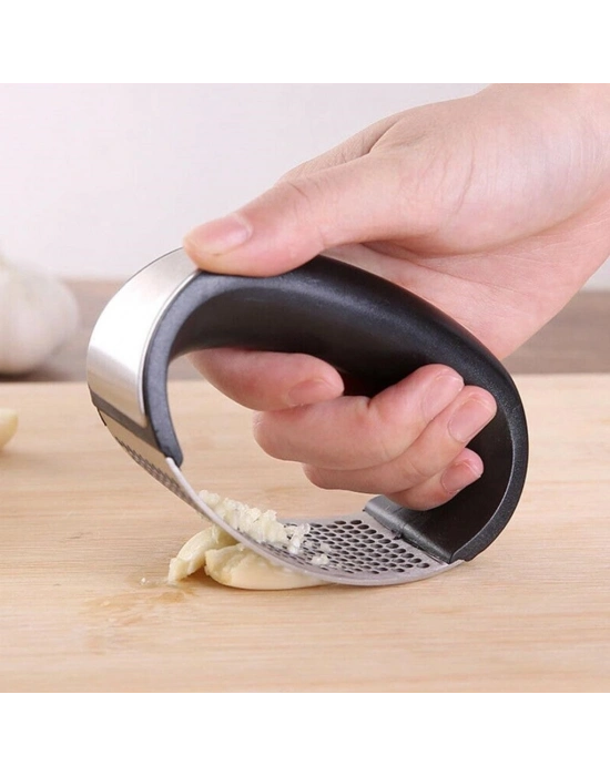 ®  Yeni Sarımsak Ezici Paslanmaz Çelik Garlic Press