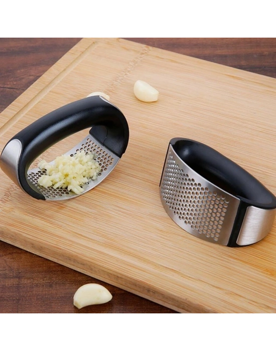 ®  Yeni Sarımsak Ezici Paslanmaz Çelik Garlic Press
