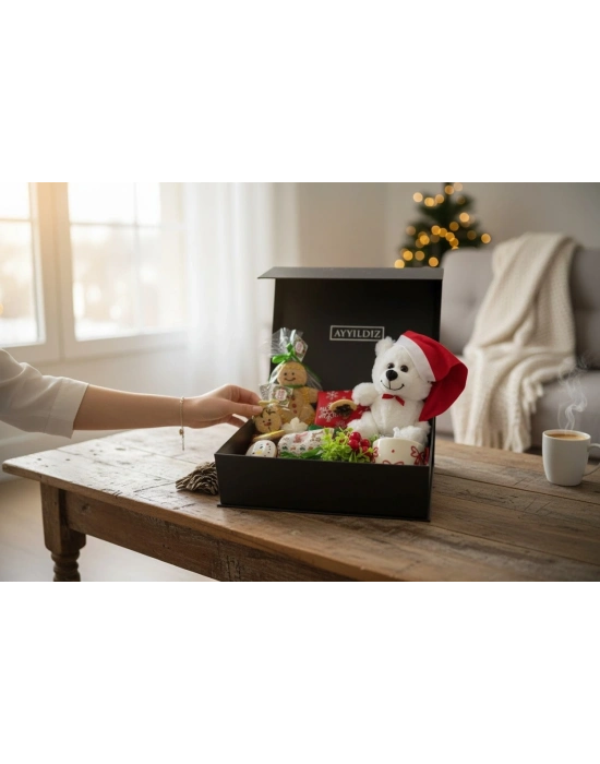Yeni Yıl Çikolata & Peluş Hediye Kutusu