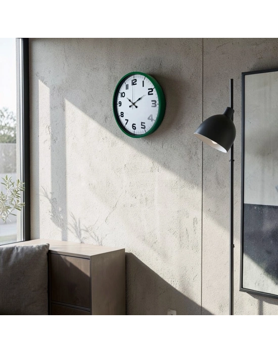 Yeşil 36 Cm Zarif Duuvar Saati