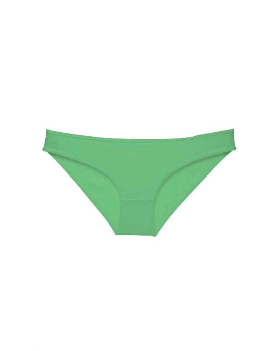 Yeşil Kadın Günlük Pamuklu Likralı Özel Poşet İçinde Taşınabilir Acil Durum Slip Külot