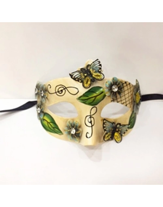 Yeşil Kelebek Parti Maskesi