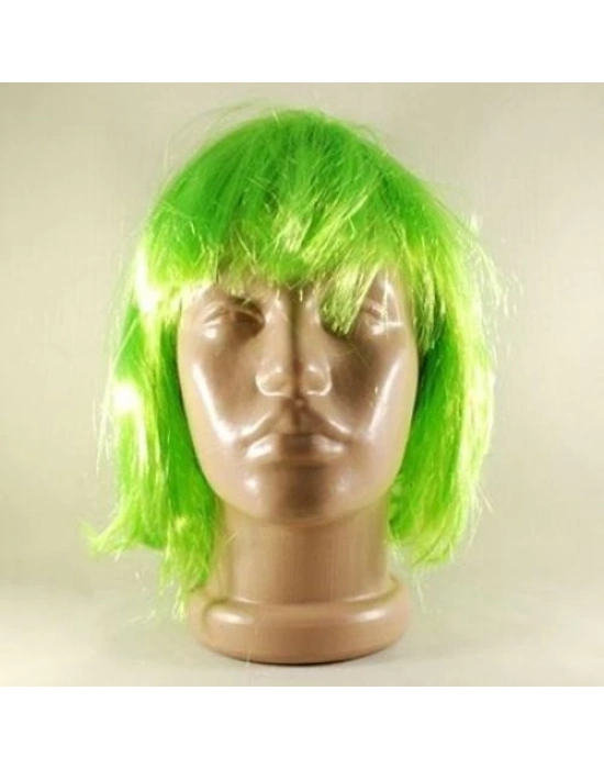 Yeşil Küt Peruk Saç