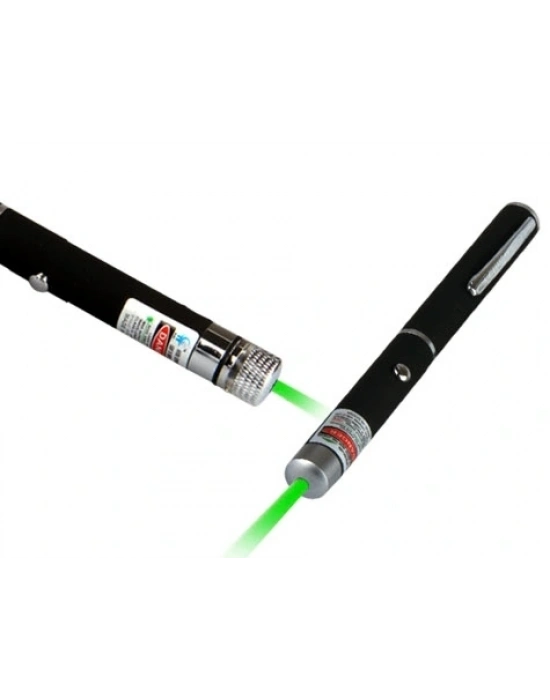 Yeşil Lazer Pointer 100 Mw 15 Km Etkili (5 Başlıklı)