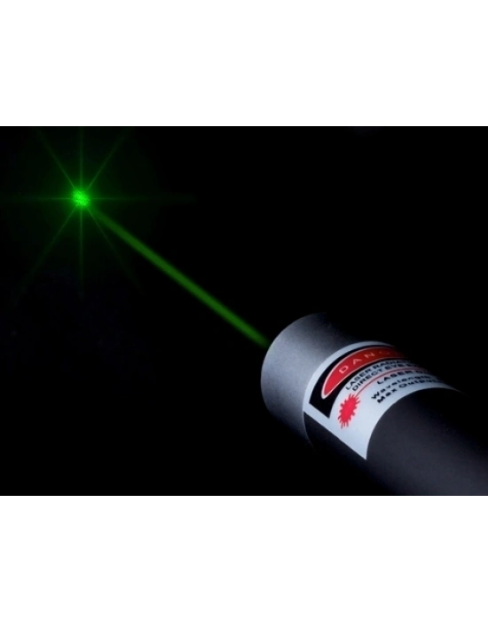 Yeşil Lazer Pointer 100 Mw 15 Km Etkili (5 Başlıklı)