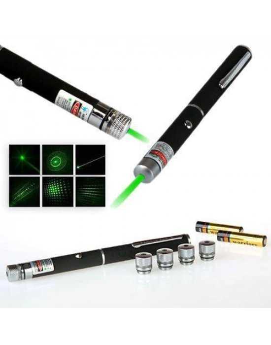 Yeşil Lazer Pointer 5000 Mw 15 Km Etkili (tek Başlık 5 Model)