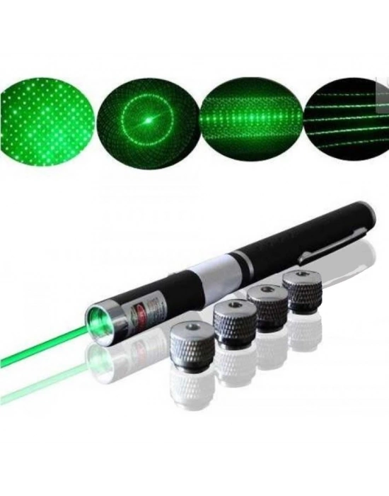 Yeşil Lazer Pointer 5000 Mw 15 Km Etkili (tek Başlık 5 Model)
