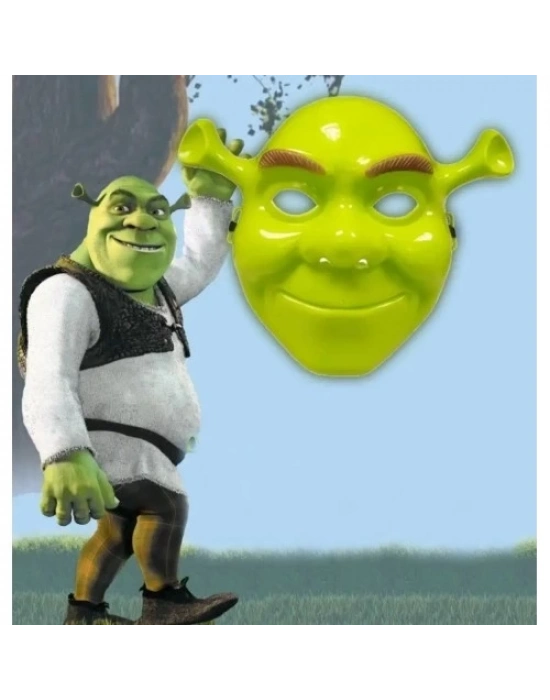 Yeşil Shrek Maskesi