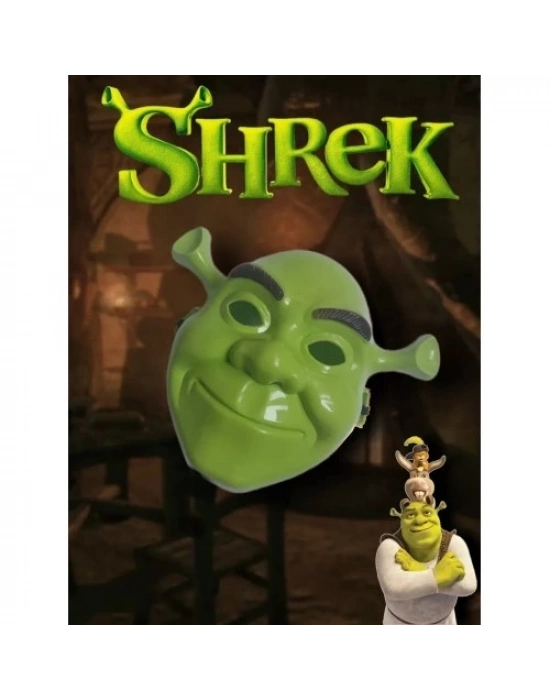 Yeşil Shrek Maskesi