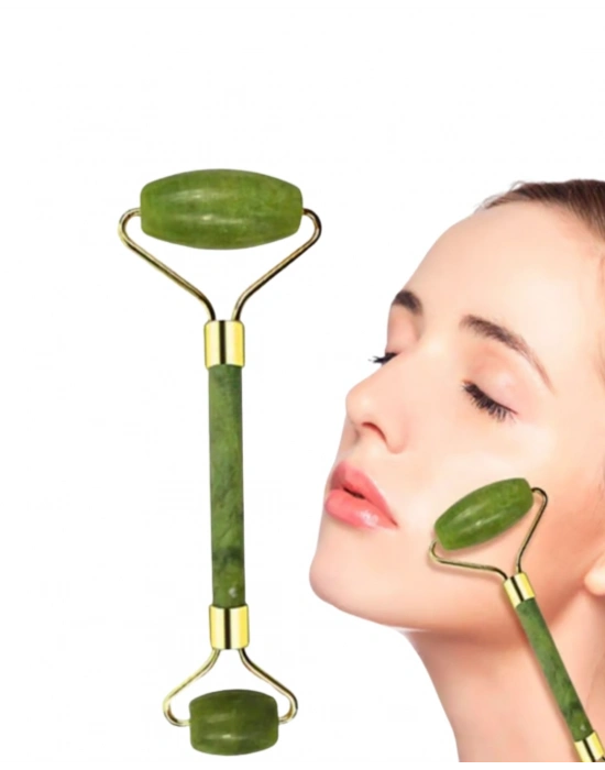 Yeşim Taşı Yüz Bakım Seti Çift Başlıklı Roller ve Gua Sha