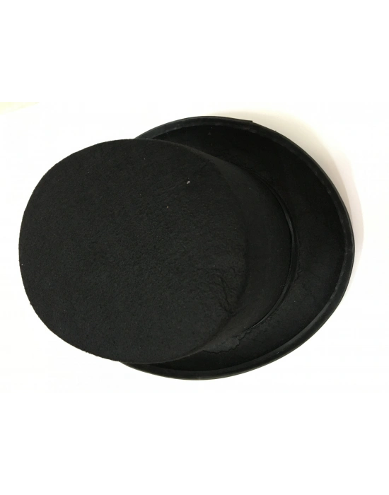 Yetişkinler İçin Siyah Renk Ringmaster Sihirbaz Şapkası Fötr Şapka 15 Cm