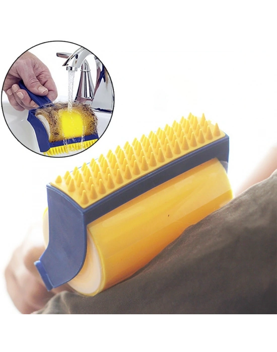 Yıkanabilir Tüy Ve Toz Temizleyici Rulo Tüy Fırçası Aleti